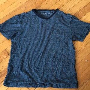 Banana Republic Navy and White striped T-Shirt